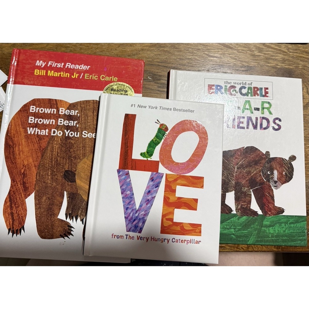 The World of Eric Carle Bear & Friends  Brown Bear - LOVE- Hardcover Illustrated